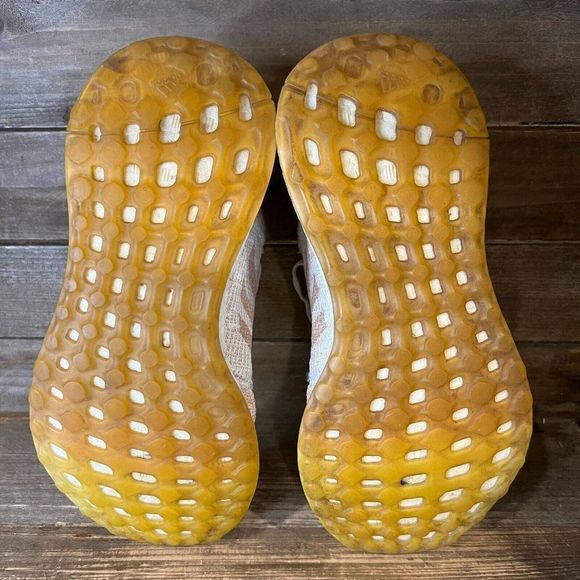 Womens Adidas Go Pureboost Woven Pink Athletic Running Sneakers Shoes Size 7 M - Picture 5 of 6